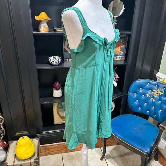 American Eagle Outfitters Green Mini Dress NWT Size Small - Picture 14 of 14